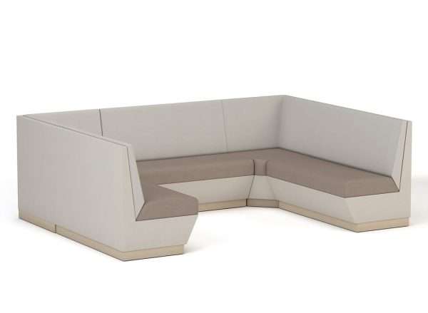 Project Matching Contract Furniture Modern Napoli Banquette Seating - Image 3