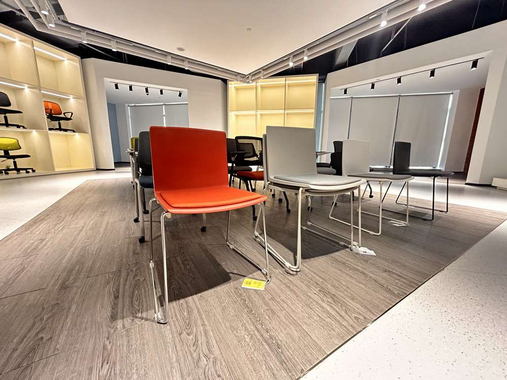 Stackable Metal Frame Plastic Office Guest Conference Chair