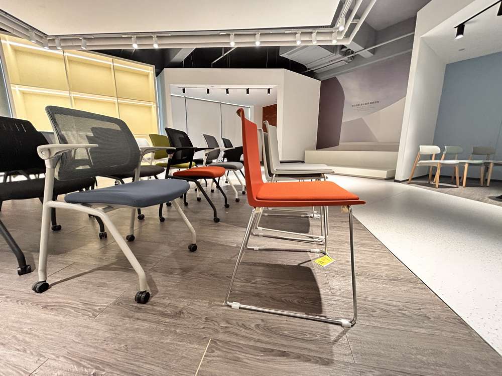 Stackable Metal Frame Plastic Office Guest Conference Chair