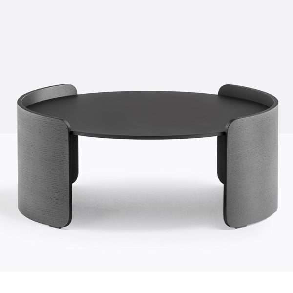 Project Matching Contract Furniture Curved Laminate Base Round Container Table - Image 5