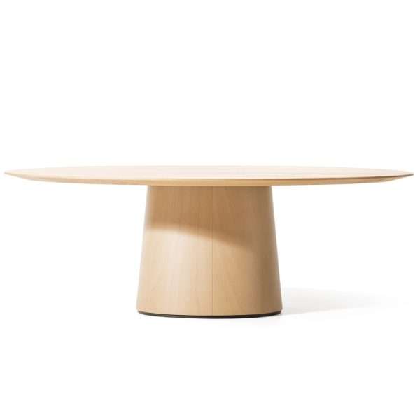Project Matching Contract Furniture Modern Round Wooden Coffee Table Set - Image 2