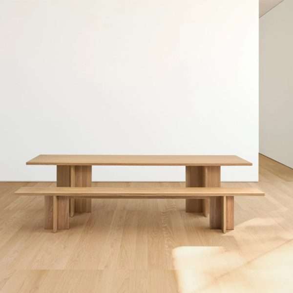 Project Matching Contract Furniture Rectangular Wooden Table, E0-grade Multilayer Board with Wood Veneer