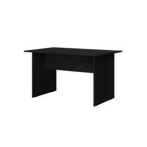 E0-grade Multilayer Board with Wood Veneer Matte Water-based Lacquer Rectangular Wooden Table