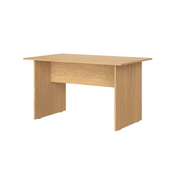 E0-grade Multilayer Board with Wood Veneer Matte Water-based Lacquer Rectangular Wooden Table - Image 3