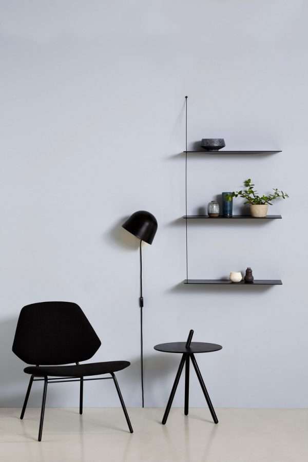 Lean Metal Frame Armless Lounge Chair - Image 5