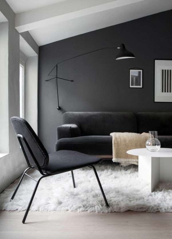 Lean Metal Frame Armless Lounge Chair - Image 4