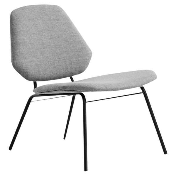 Lean Metal Frame Armless Lounge Chair - Image 7