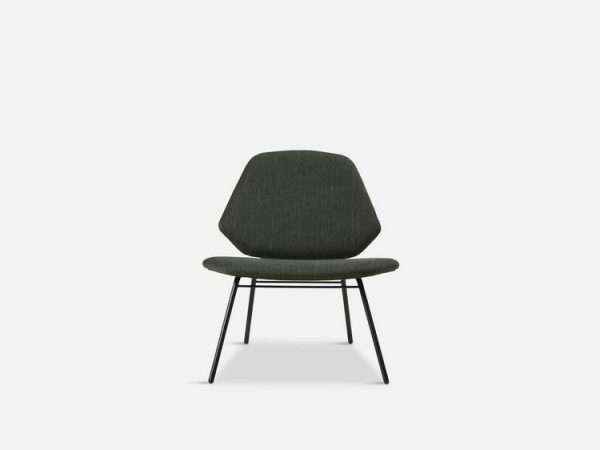 Lean Metal Frame Armless Lounge Chair - Image 9