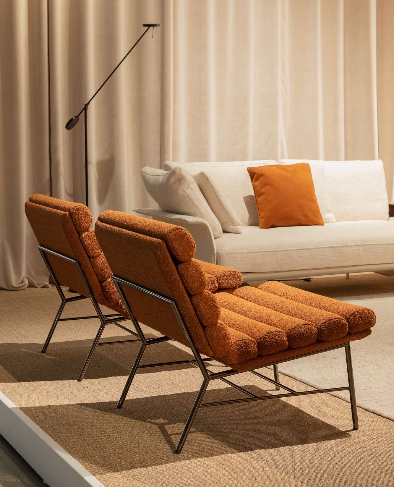 Contract Furniture Matching Pan Flute Armchair Replica