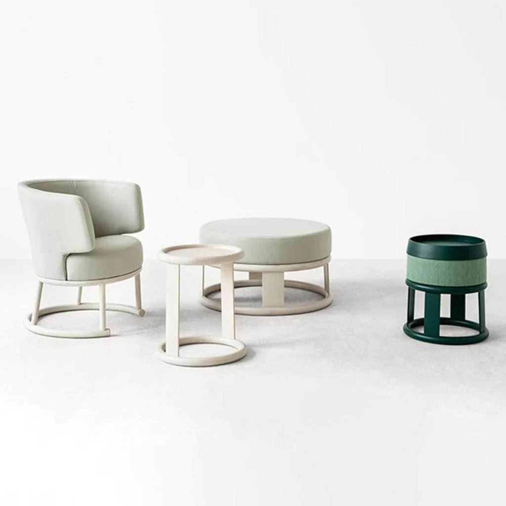 French Style Modern Velvet Lounge Chair