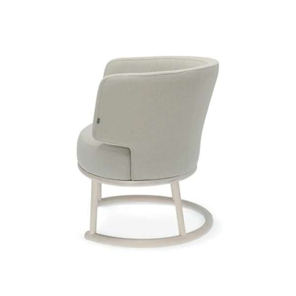 French Style Modern Velvet Lounge Chair - Image 2