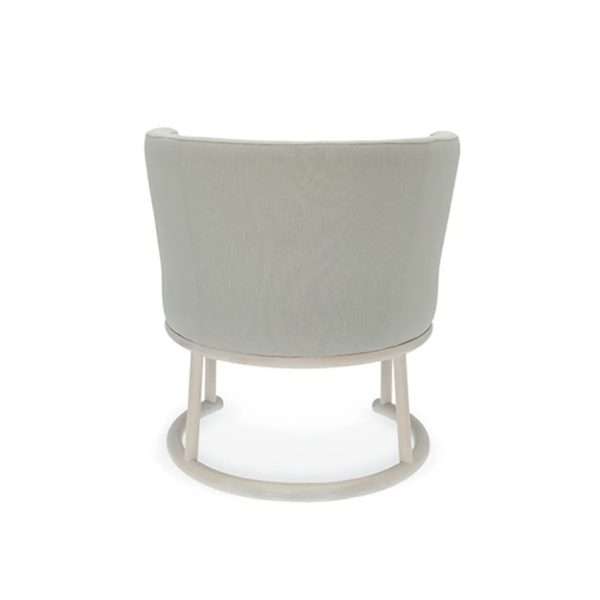 French Style Modern Velvet Lounge Chair - Image 3