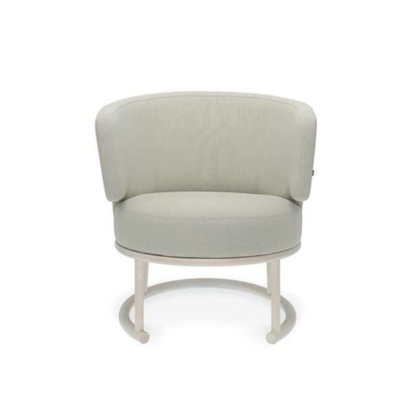 French Style Modern Velvet Lounge Chair - Image 4