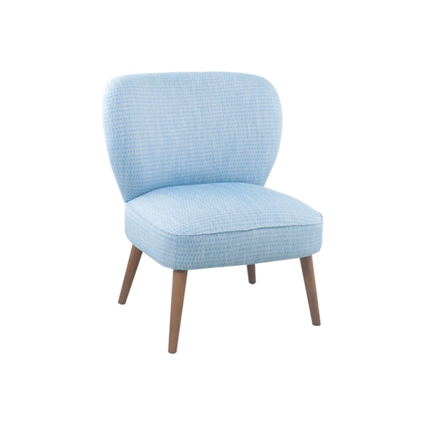 Luxury Modern Chair Home Furniture Duke Blue Tufted Leisure Chair - Image 4
