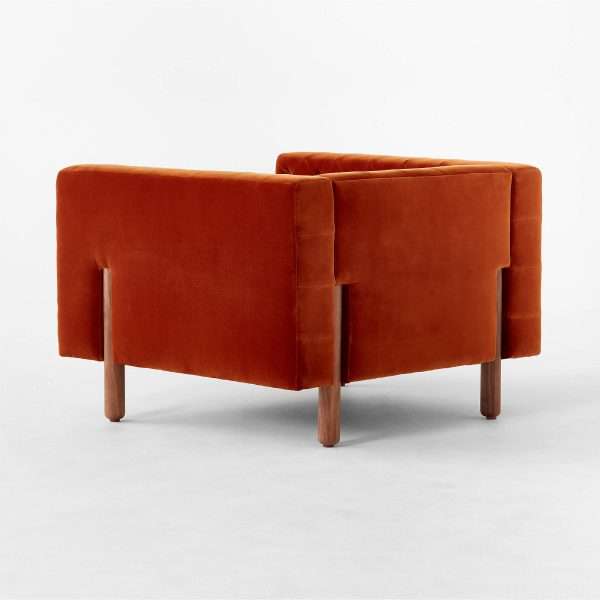 Project Matching Contract Furniture Marconi Tufted Green Velvet Accent Chair - Image 3