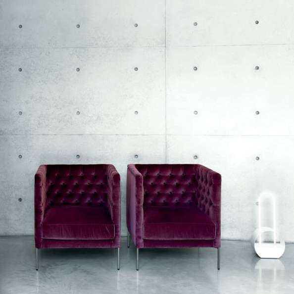 Project Matching Contract Furniture Office Tufted Lipp Lounge Chair