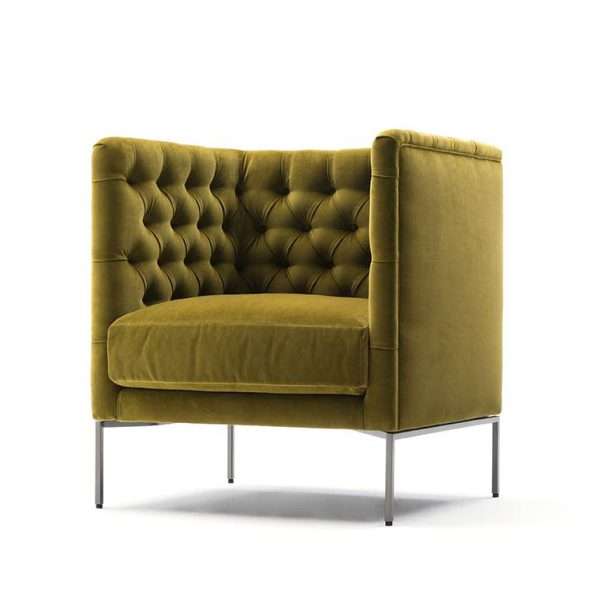 Project Matching Contract Furniture Office Tufted Lipp Lounge Chair - Image 4