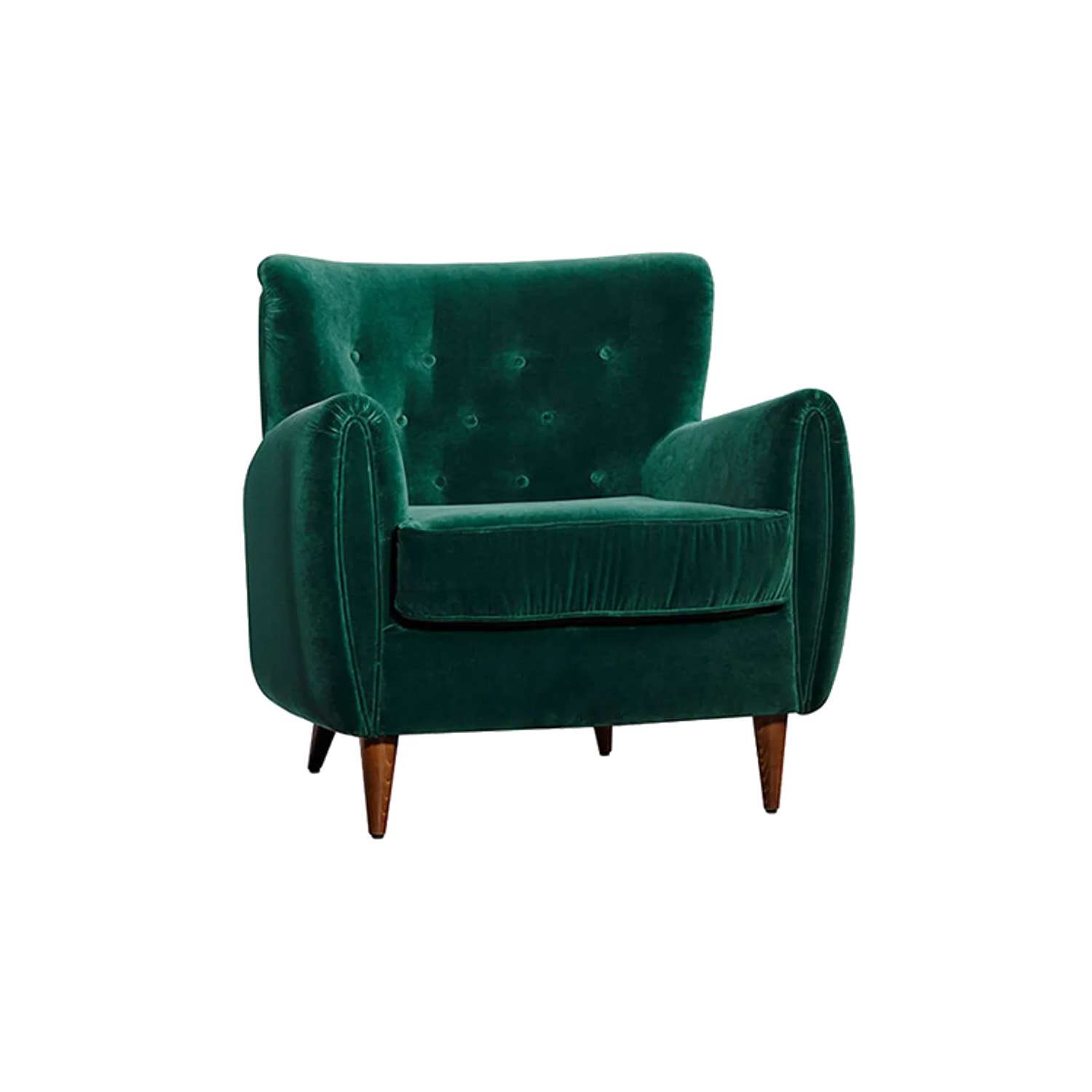 Project Matching Contract Furniture Harold Tufted Velvet Accent Chair