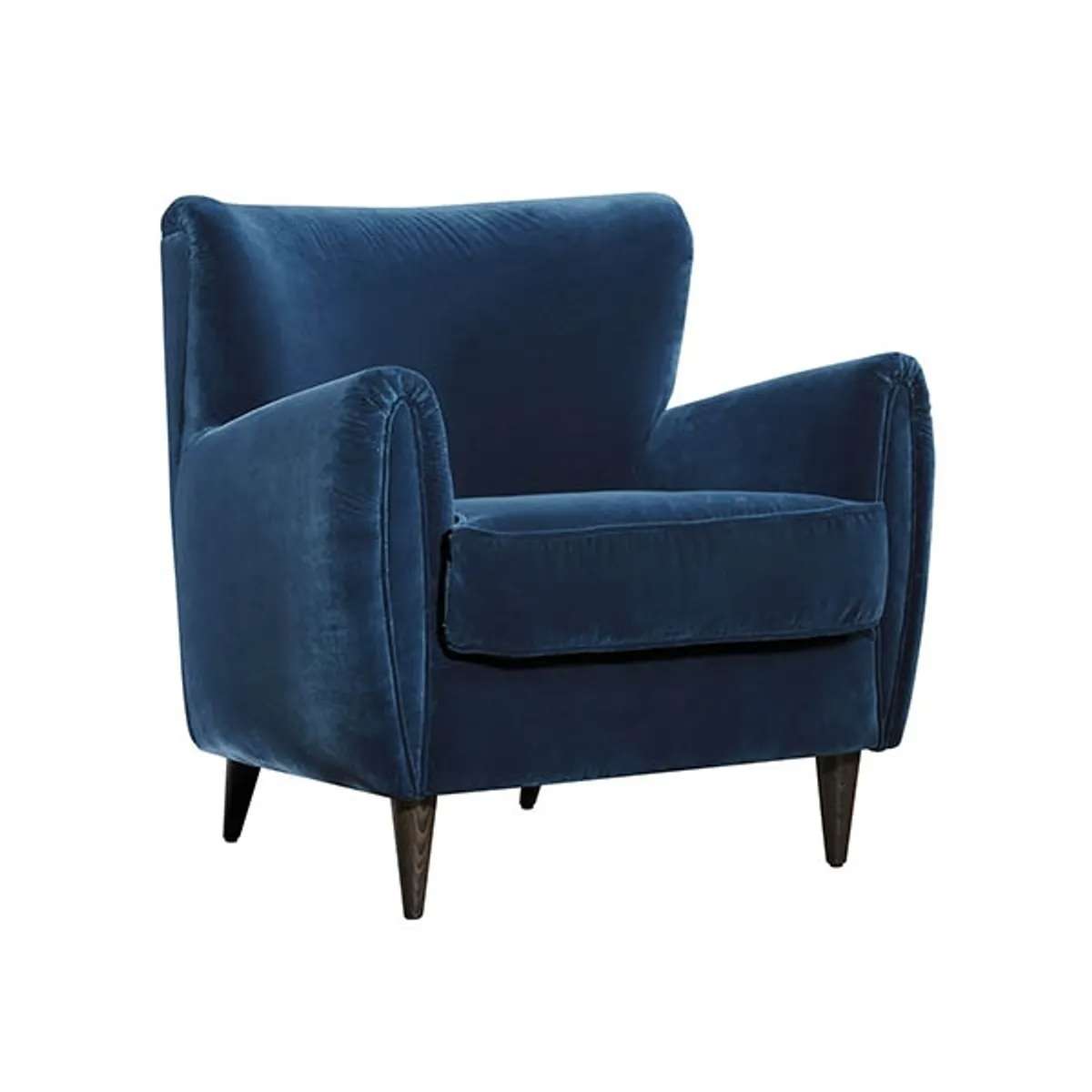 Project Matching Contract Furniture Harold Tufted Velvet Accent Chair - Image 3