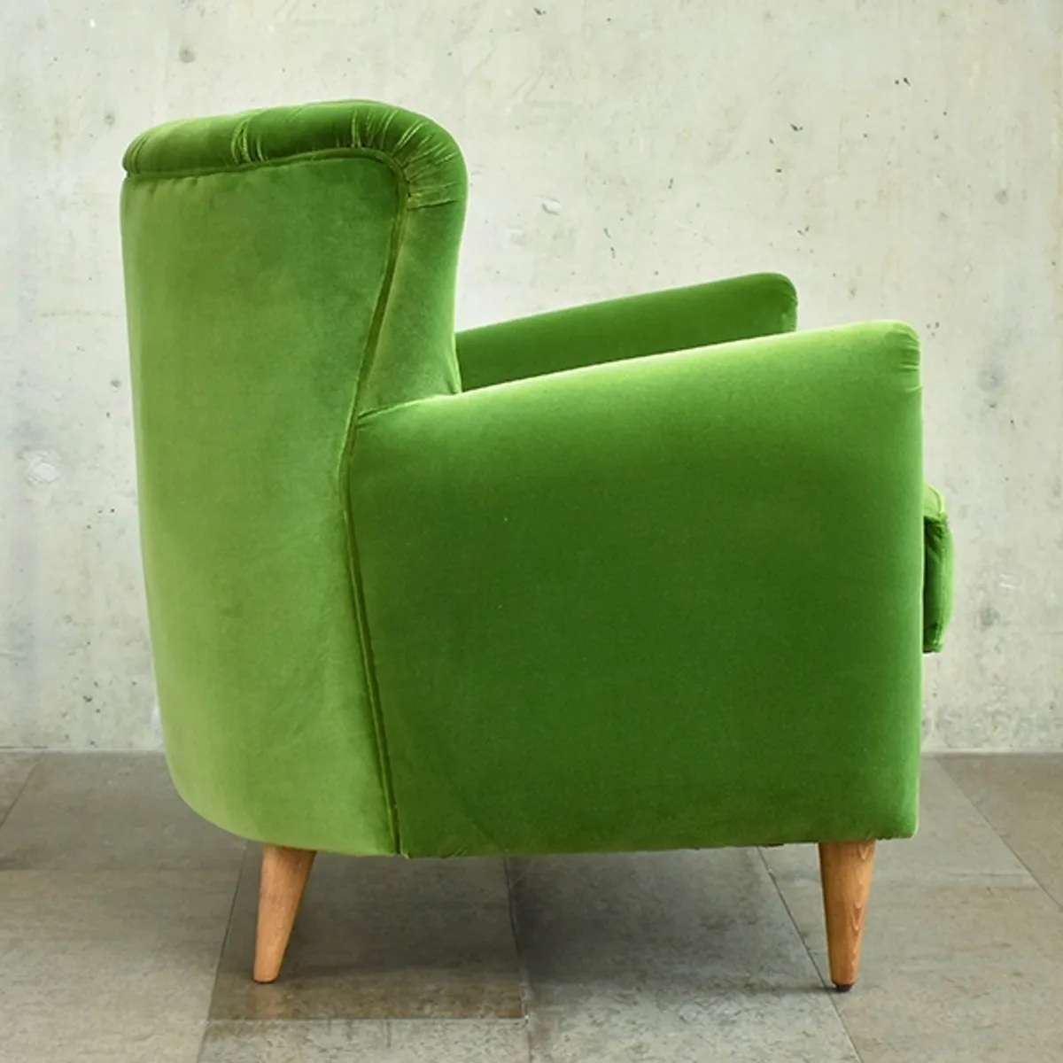 Project Matching Contract Furniture Harold Tufted Velvet Accent Chair
