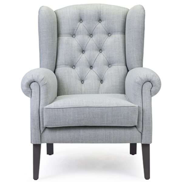 Project Matching Contract Furniture Tufted Otto Rolled Arm Armchair - Image 2