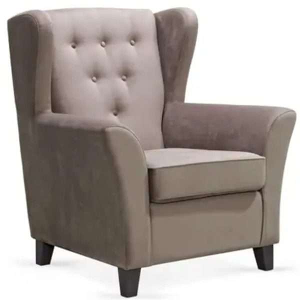 Project Matching Contract Furniture Tufted Wing Lounge Chair - Image 8