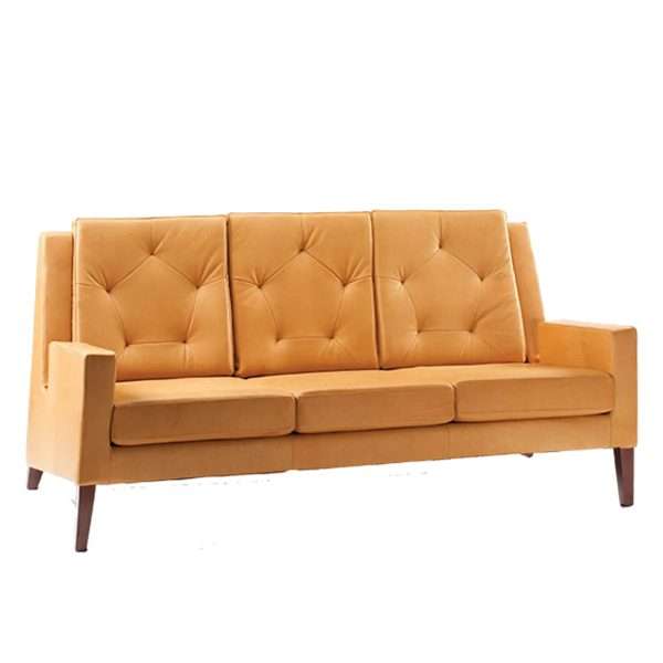 Project Matching Contract Furniture Leather Pentagram Tufted Geo Armchair - Image 3