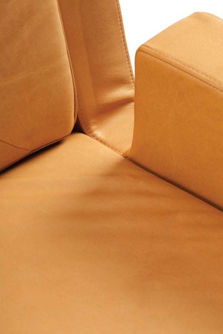 Project Matching Contract Furniture Leather Pentagram Tufted Geo Armchair