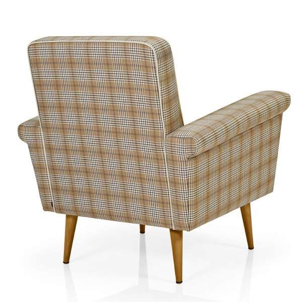 Project Matching Contract Furniture Tufted Nailhead Leather Armchair - Image 2