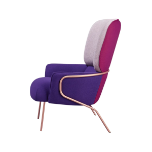 high back armchair