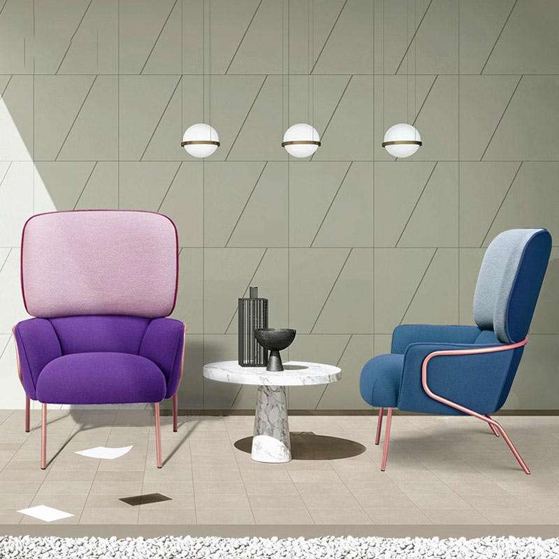high back armchair