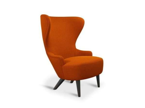 Project Matching Contract Furniture Wholesale Modern Luxury Upholstered Wingback Chair Velvet Armchair