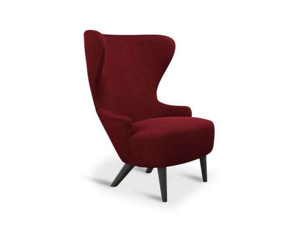 Project Matching Contract Furniture Wholesale Modern Luxury Upholstered Wingback Chair Velvet Armchair - Image 3