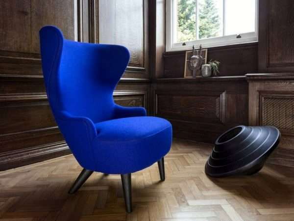 Project Matching Contract Furniture Wholesale Modern Luxury Upholstered Wingback Chair Velvet Armchair - Image 9