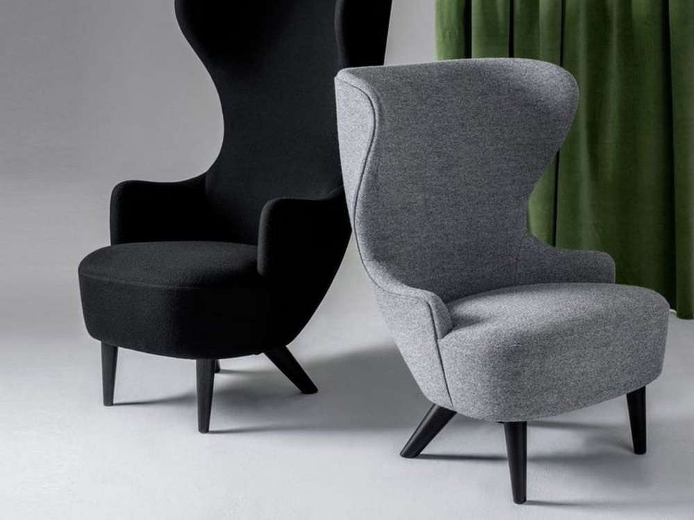 Project Matching Contract Furniture Wholesale Modern Luxury Upholstered Wingback Chair Velvet Armchair