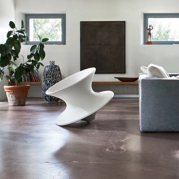 Spun chair white