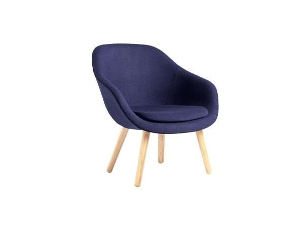 Contract Furniture Hot Sale Restaurant Dining Room Luxury Navy Velvet Nordic Designer Lounge Chair AAL 82 - Image 4