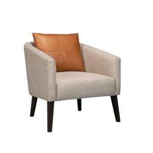 Italian Light Luxury Single Leisure Chair Hotel Guest House High-End Club Reception Chair Made Of Ash Wood