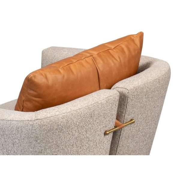 Italian Light Luxury Single Leisure Chair Hotel Guest House High-End Club Reception Chair Made Of Ash Wood - Image 10