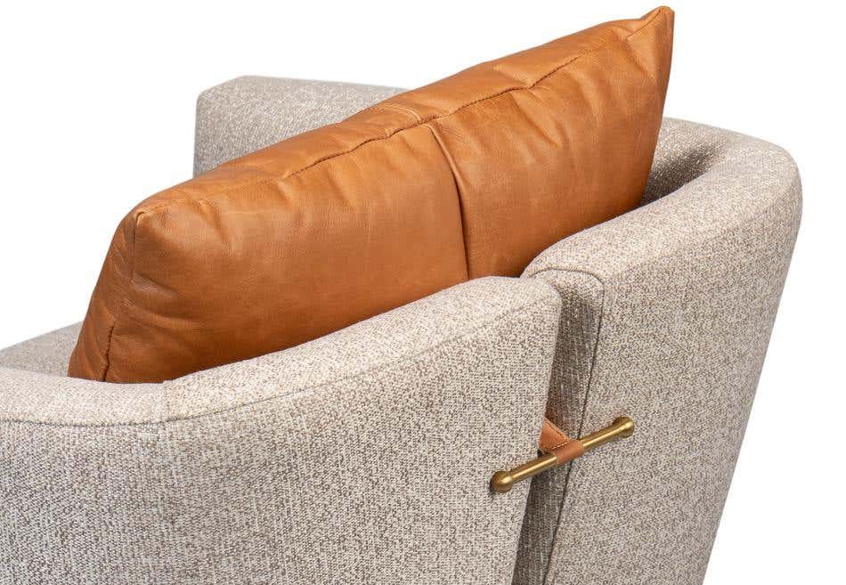 Italian Light Luxury Single Leisure Chair Hotel Guest House High-End Club Reception Chair Made Of Ash Wood