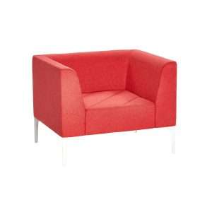 Supporting Samples Luxury Sofa Fabric Back Modular Office Furniture Single Seat Sofa Chair