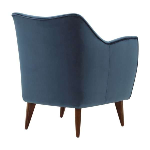 Modern Nordic Italian Design Elegant Simple Living Room Furniture Velvet Fabric Knightsbridge Lounge Chair - Image 14