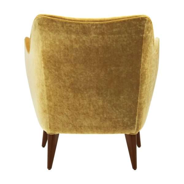 Modern Nordic Italian Design Elegant Simple Living Room Furniture Velvet Fabric Knightsbridge Lounge Chair - Image 7