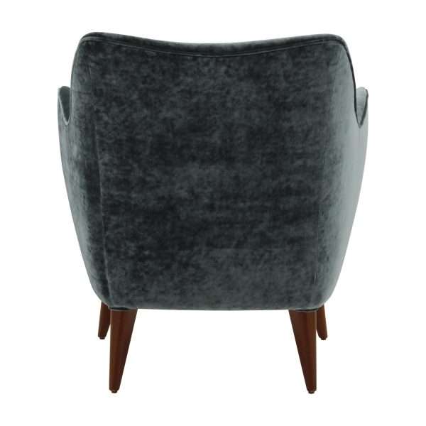 Modern Nordic Italian Design Elegant Simple Living Room Furniture Velvet Fabric Knightsbridge Lounge Chair - Image 11