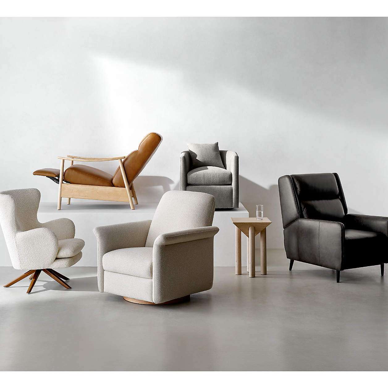Hotel Luxury Nordic ModernLounge Tasse Swivel Accent Chair