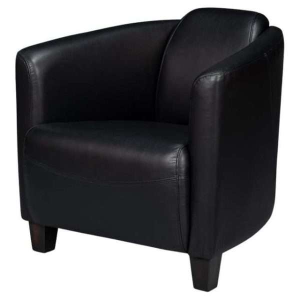Vintage-Style Cuba Brown Leather Club Chair - Image 8