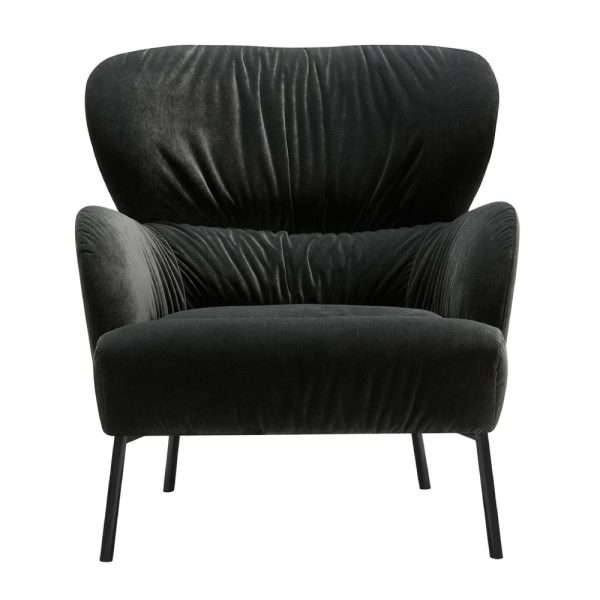 Modern Design Hotel Home Furniture Velvet Lounge Chair - Image 3