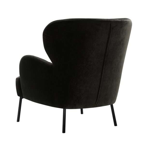 Modern Design Hotel Home Furniture Velvet Lounge Chair - Image 4