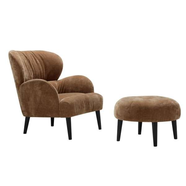 Modern Design Hotel Home Furniture Velvet Lounge Chair - Image 12