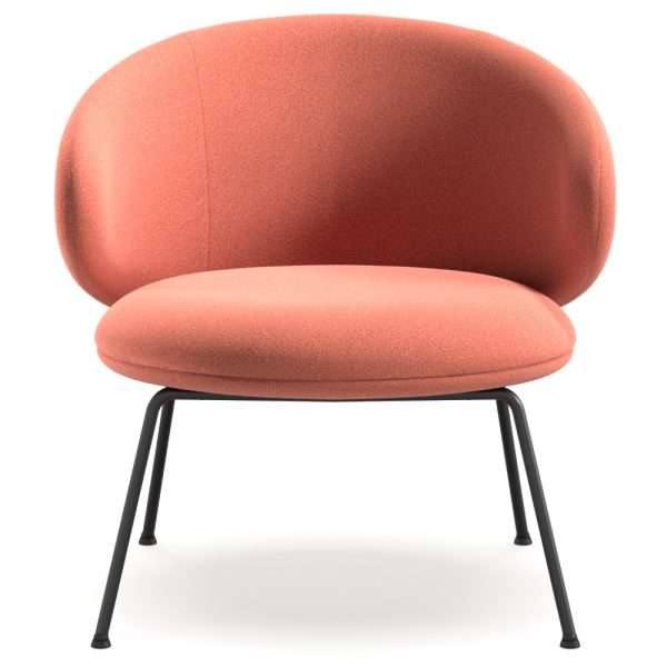 Modern Style Leisure Furniture New Design Fabric Lounge Chair with Stainless Steel Legs - Image 3